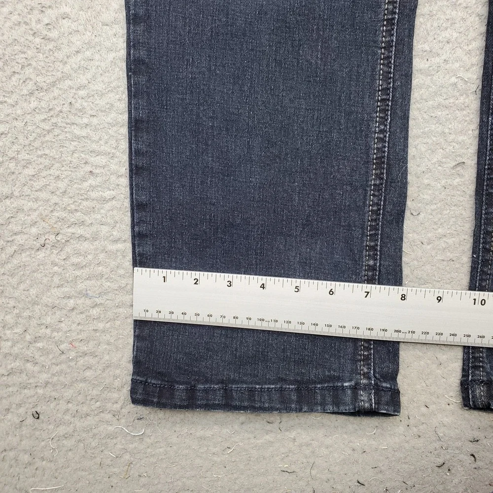 Urban Star Jeans Mens 34x30 Blue Premium Denim Stretch Flat Front Straight Leg
